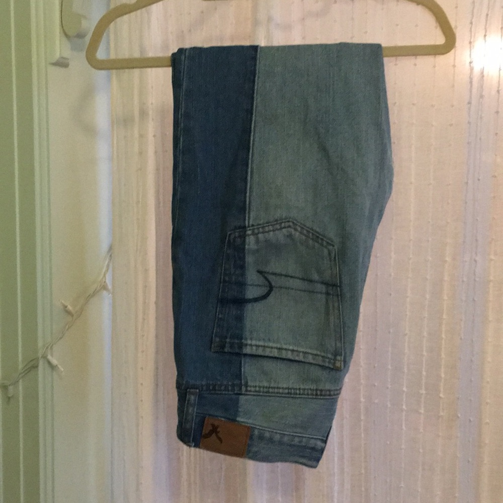 American Eagle boyfriend 2 colored jeans